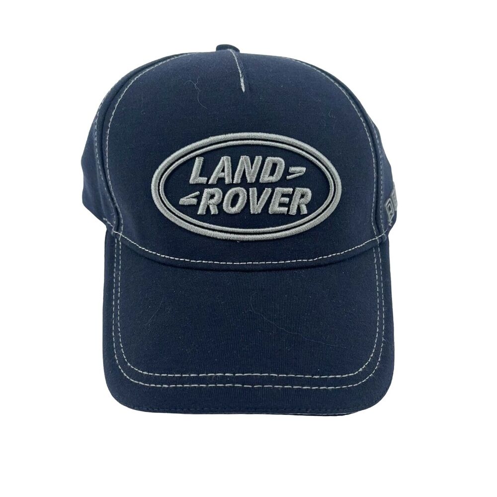 Land Rover Navy Blue Logo Ball Cap Hat One Size